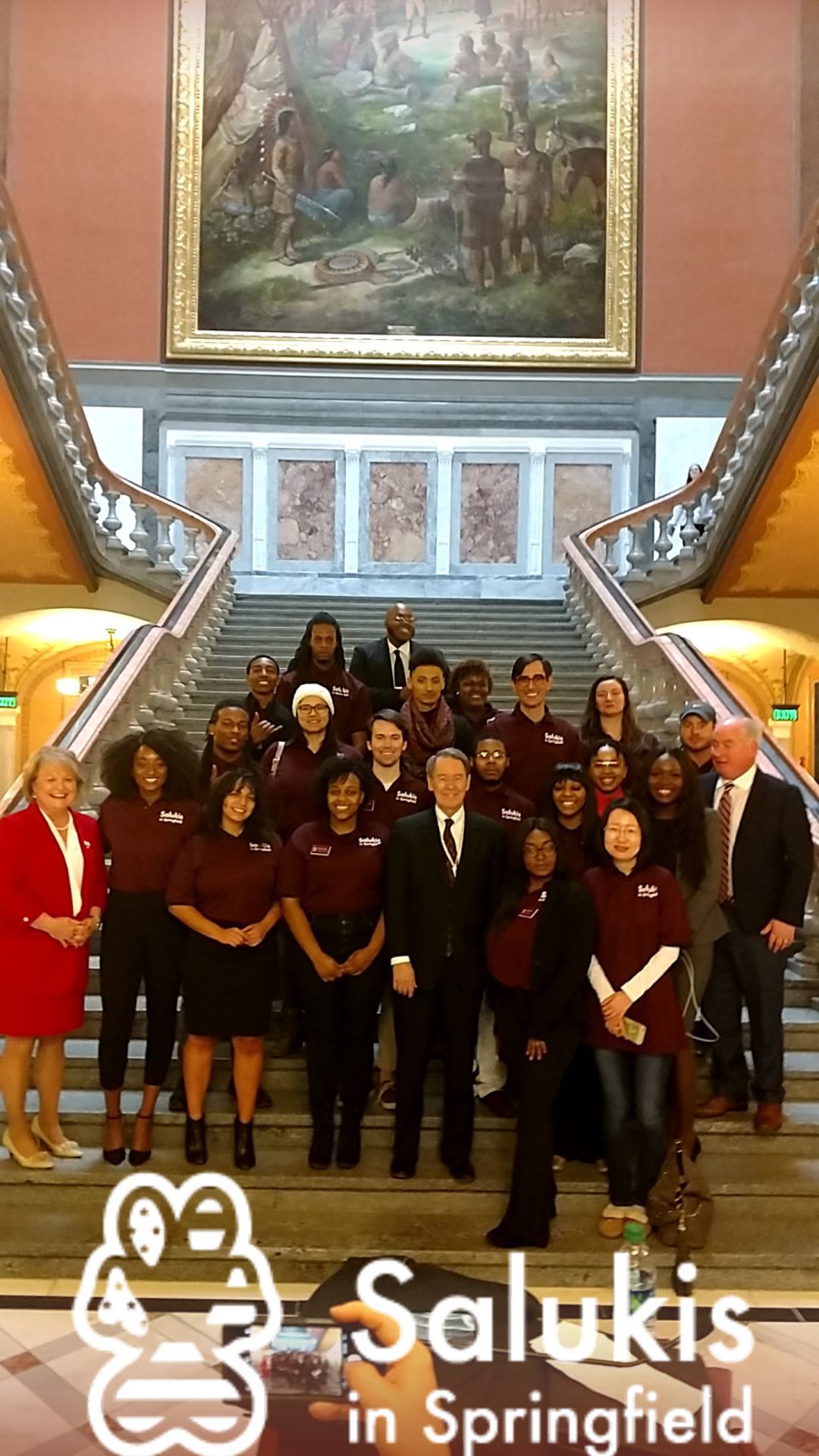SIU Students at State Capitol